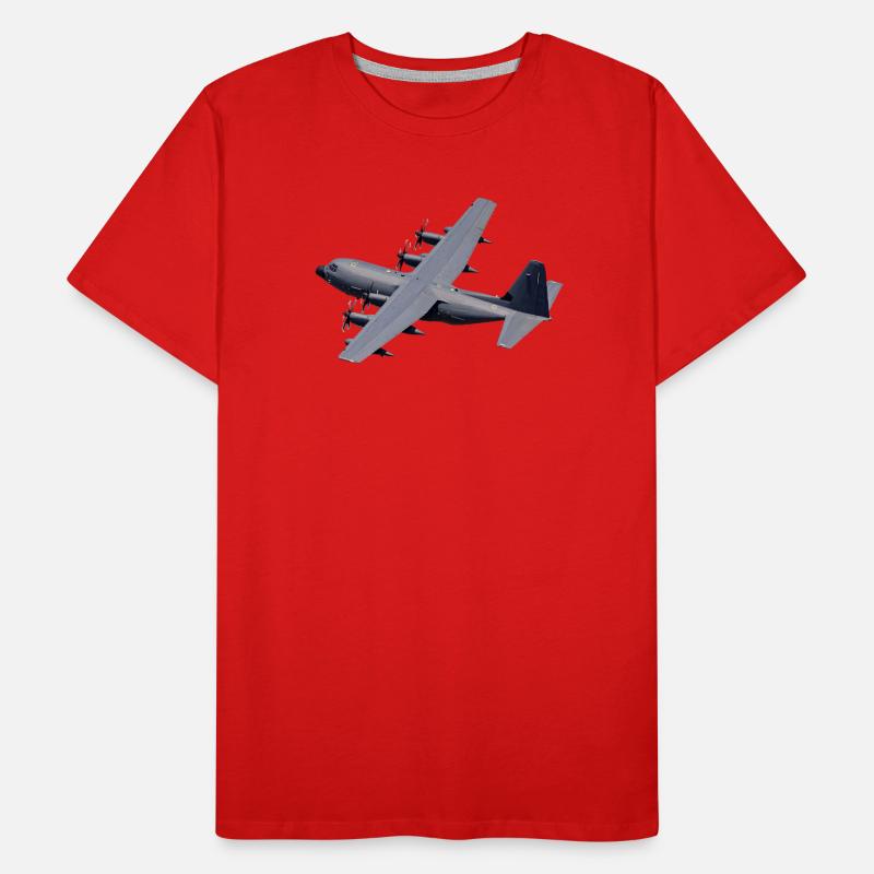 C-130 Grey Silhouette Men's Premium Organic T-Shirt