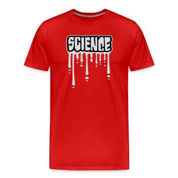 Déclaration scientifique : Déclaration sur l’éducation des nerds - T-shirt bio Premium Homme - rouge - Devant - Damien (186cm)
