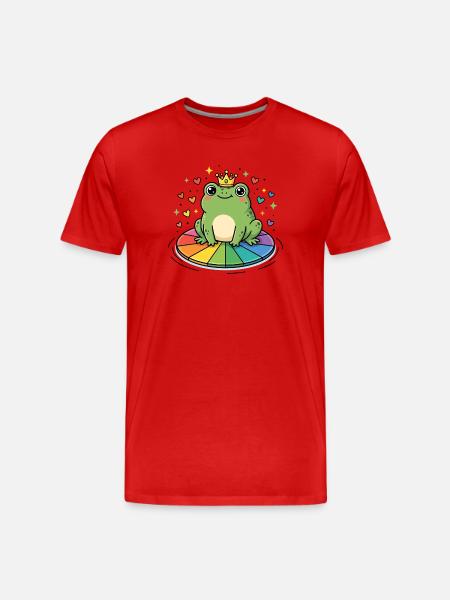 LGBTQ-Pride-Monat – Schwule Prinzessin - Männer Premium Bio T-Shirt - Rot