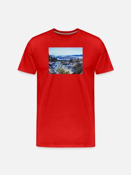 Bremstølen - T-shirt bio Premium Homme - rouge