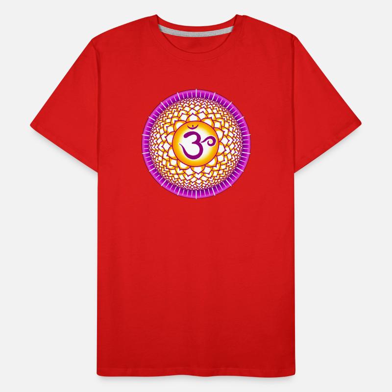 Crown Chakra Sahasrara Men's Premium Organic T-Shirt