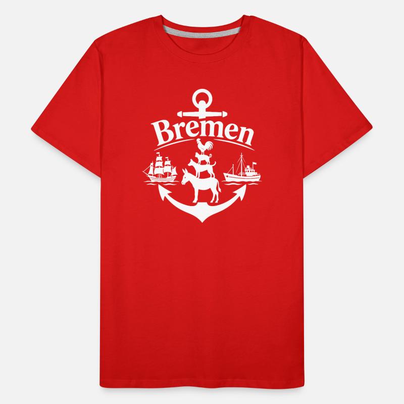 Bremen Männer Premium Bio T-Shirt