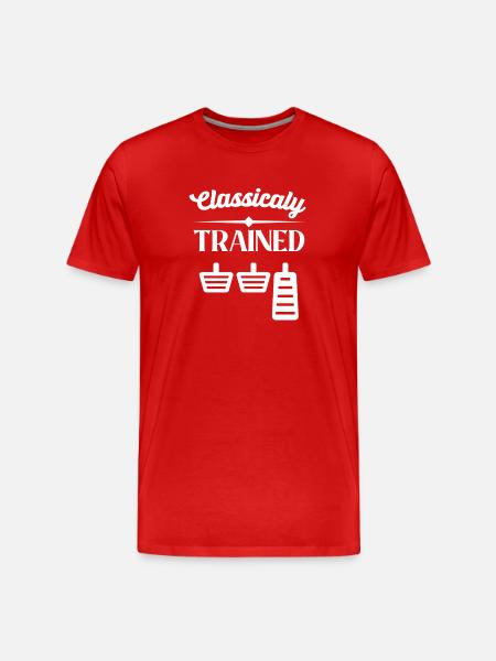 Passionné d’automobiles classique, mécanicien automobile - T-shirt bio Premium Homme - rouge