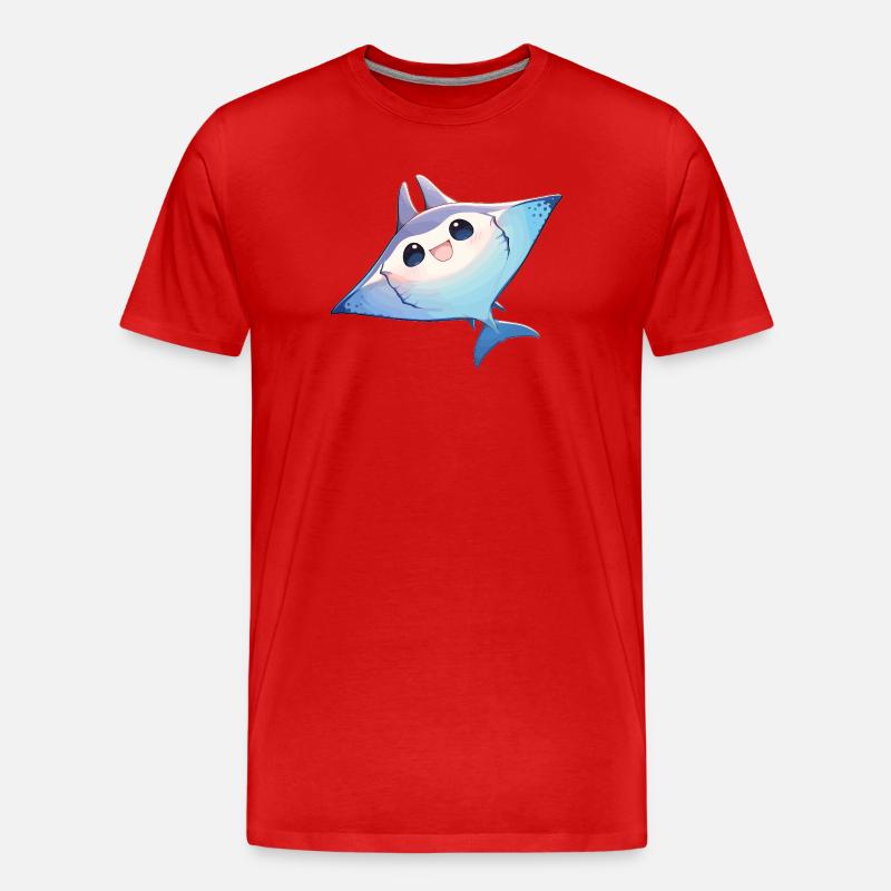 Rays Manta Rays - Men's Premium Organic T-Shirt - red