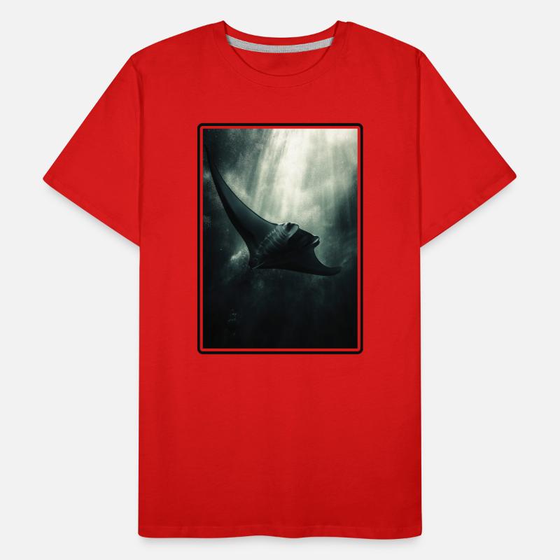 Rochen Mantarochen Männer Premium Bio T-Shirt