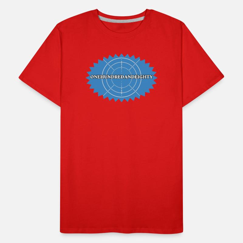 Cent quatre-vingts Target Retro T-shirt bio Premium Homme