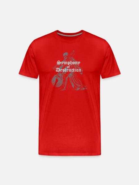 symphony of destruction - Men's Premium Organic T-Shirt - red