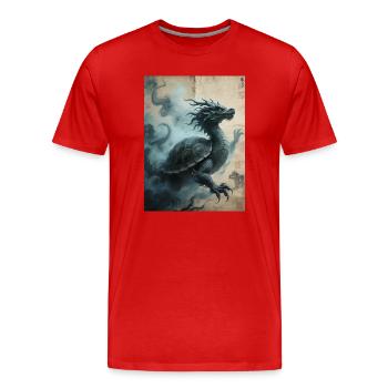 The Pillar of Worlds: Xuangui – Anchor - Men's Premium Organic T-Shirt - red - Front - Damien (186cm)