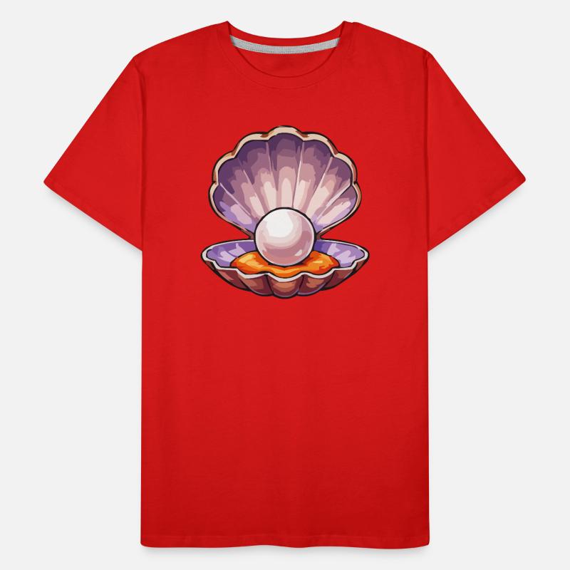 Perle irisée dans la coquille T-shirt bio Premium Homme
