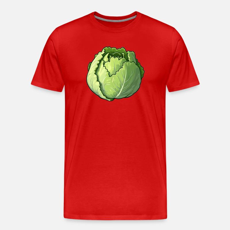 salade - T-shirt bio Premium Homme - rouge