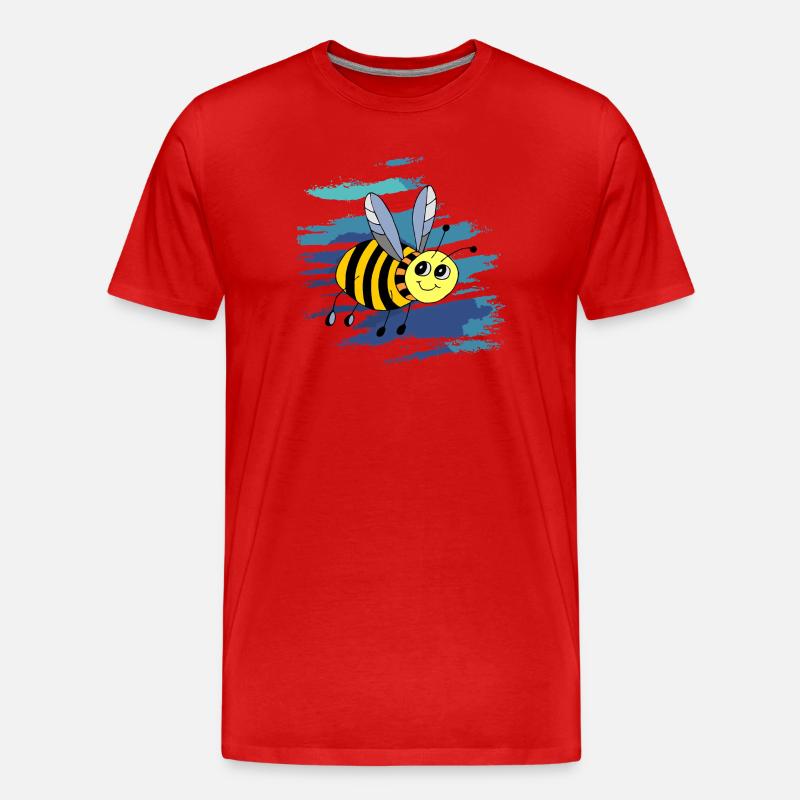 insect - Men's Premium Organic T-Shirt - red