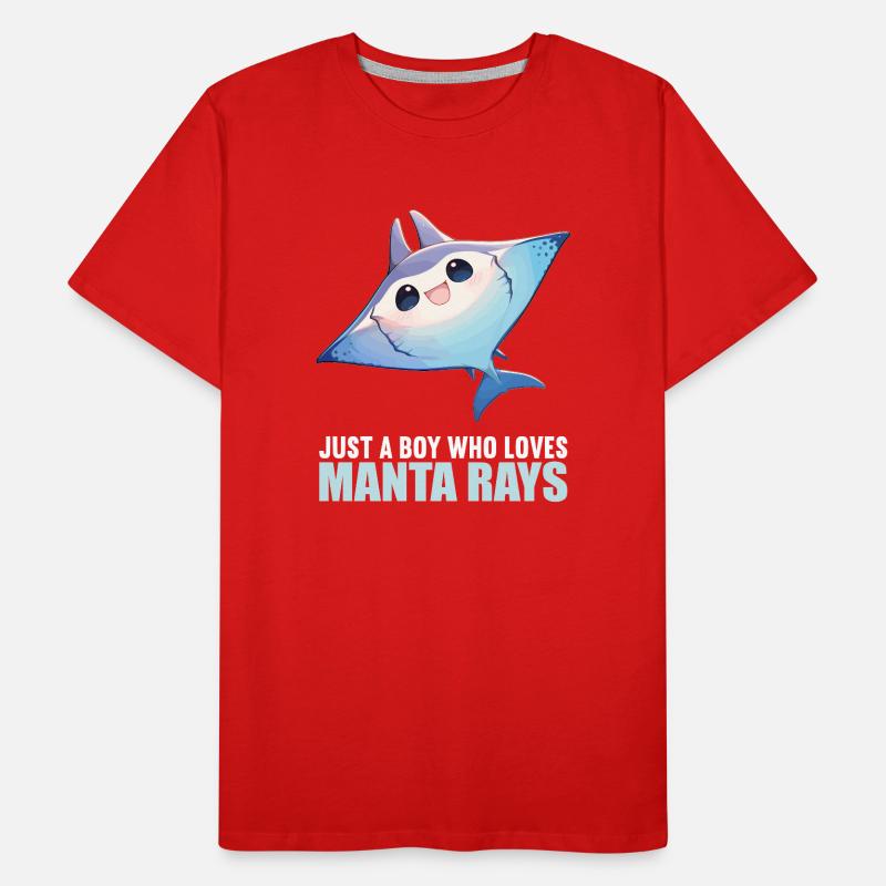 Rochen Mantarochen Männer Premium Bio T-Shirt