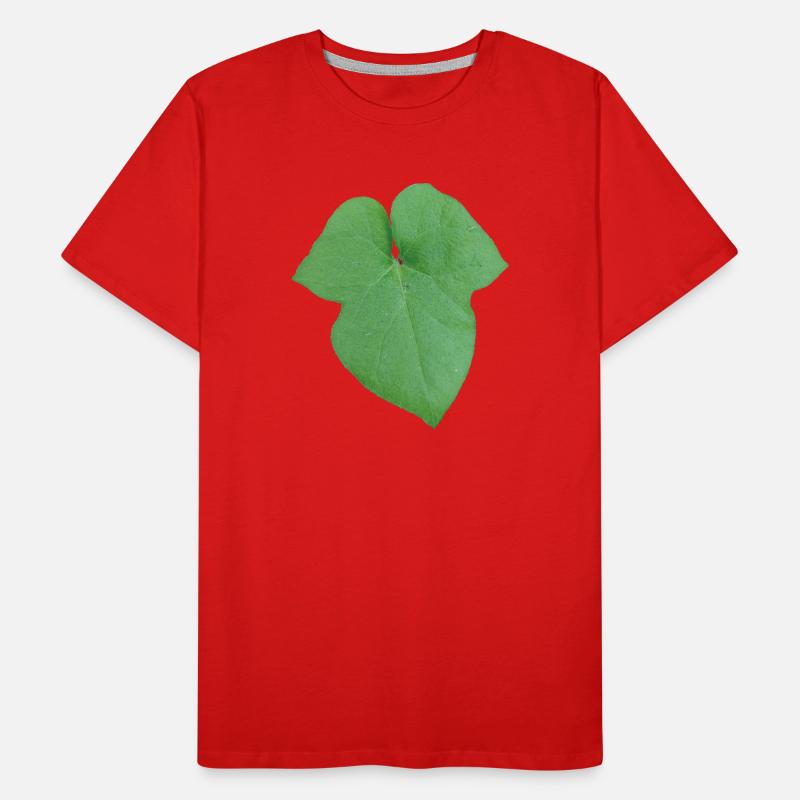 Green_Leaf_-_Tiny_Red_Spider Männer Premium Bio T-Shirt
