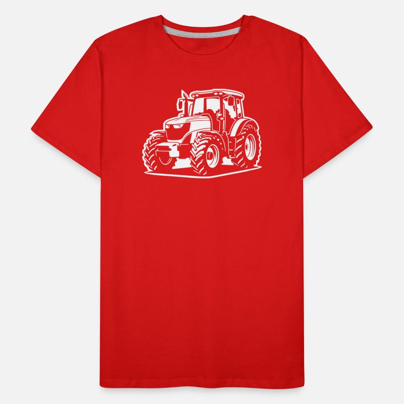 Traktor / Trecker / Schlepper (Differenzbild) Männer Premium Bio T-Shirt