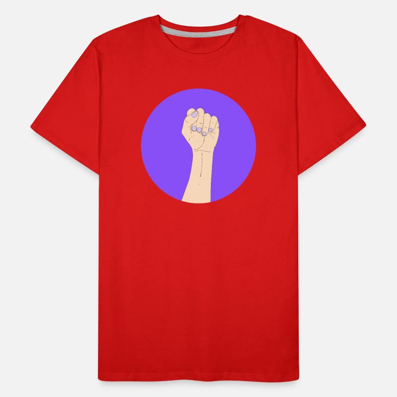 Autonomisation en violet T-shirt bio Premium Homme