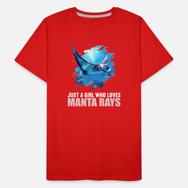Rochen Mantarochen Männer Premium Bio T-Shirt