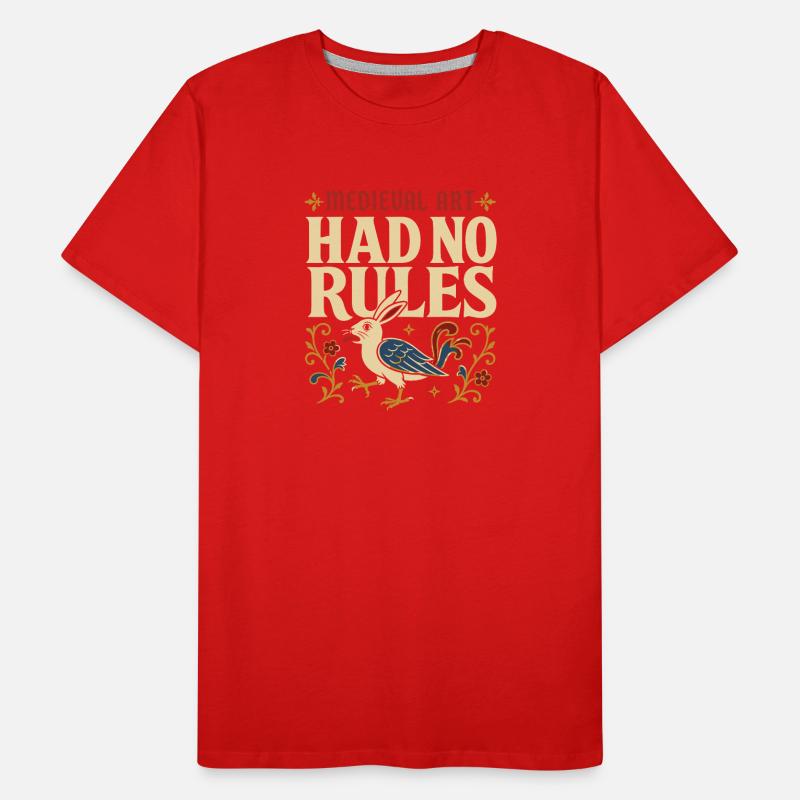 Marginalia médiévale. Étrange T-shirt bio Premium Homme