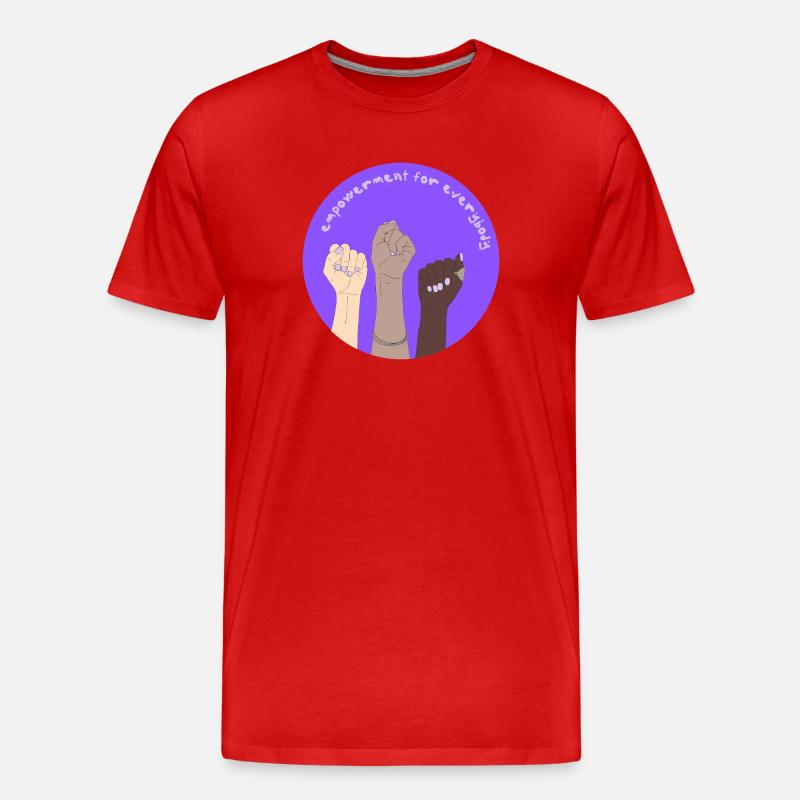 empowerment for everybody - Männer Premium Bio T-Shirt - Rot