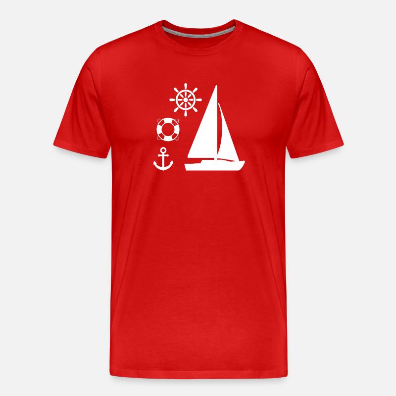 Voile - T-shirt bio Premium Homme - rouge