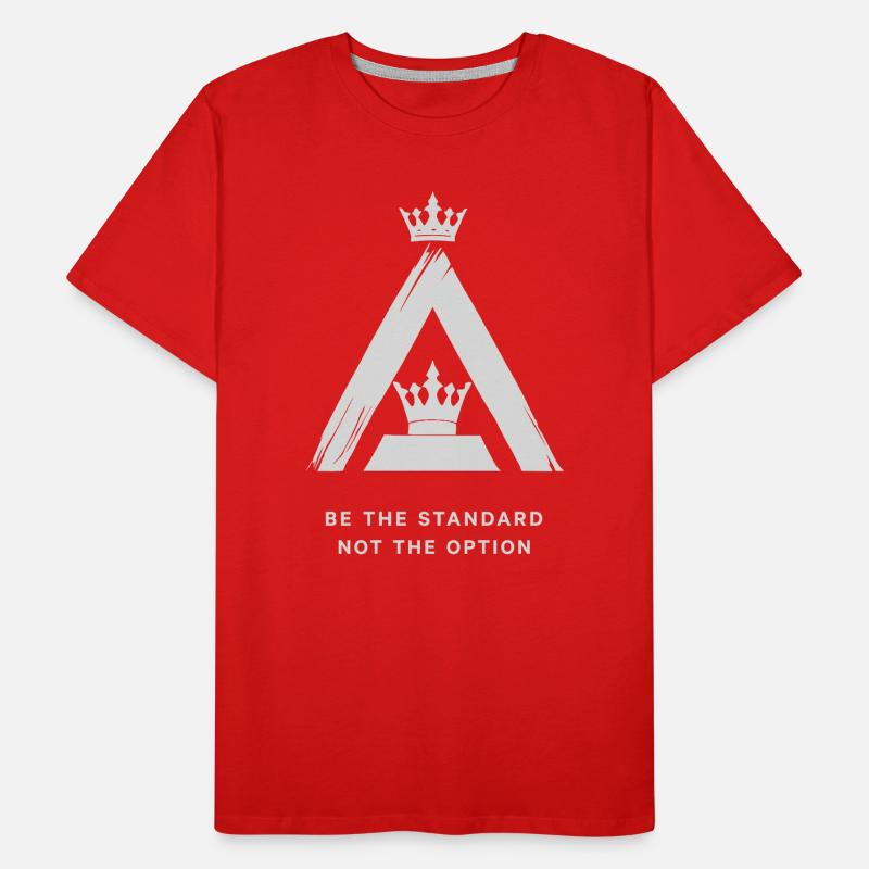 Standard Crown A Lead by Example Men's Premium Organic T-Shirt