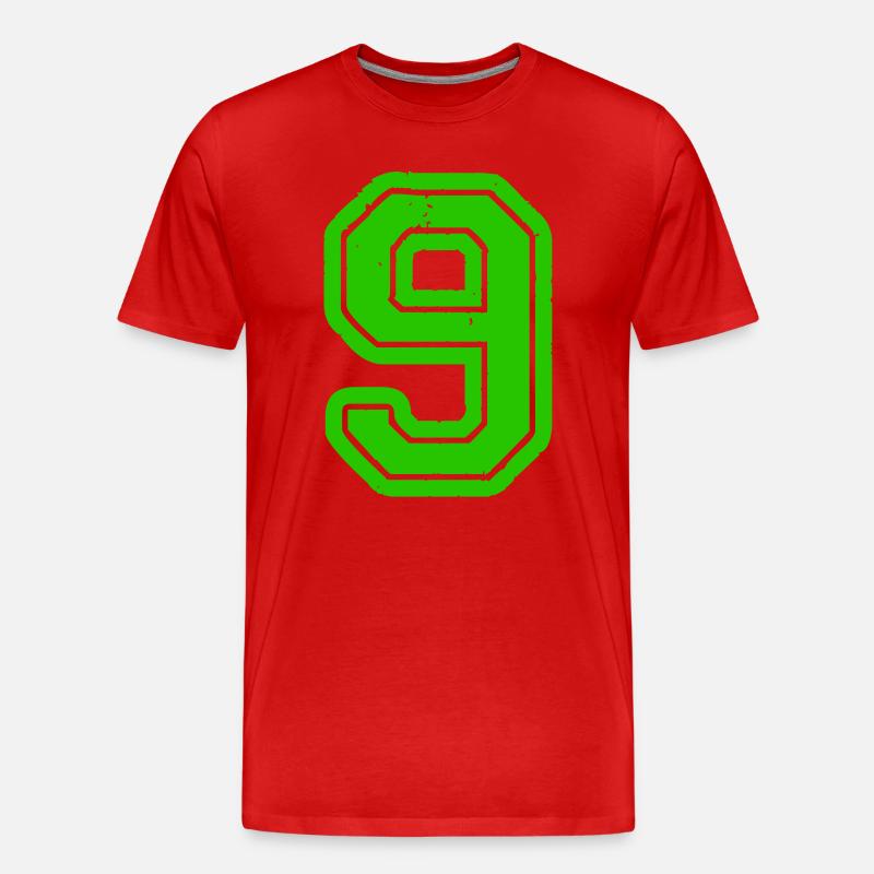 9 - T-shirt bio Premium Homme - rouge
