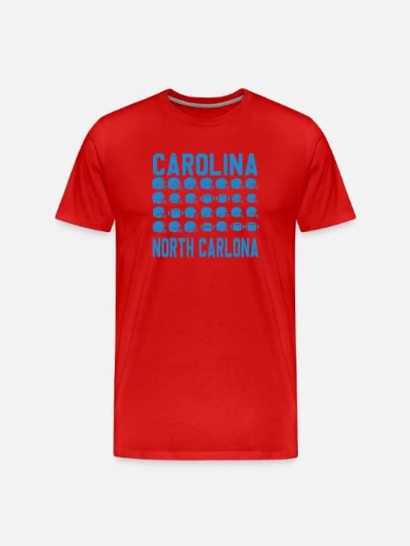 Carolina Football Iconrader - Men's Premium Organic T-Shirt - red
