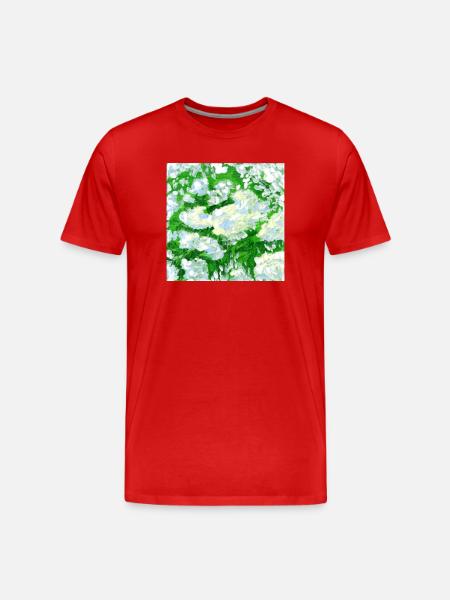 Peintures de sureau - T-shirt bio Premium Homme - rouge
