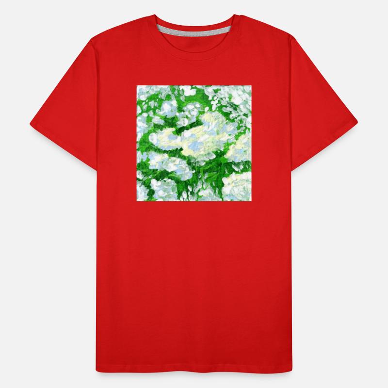 Holunder Gemälde Männer Premium Bio T-Shirt
