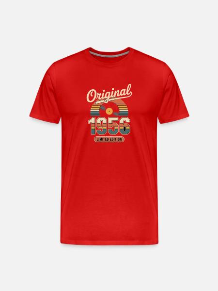 Edition limitée 1956 - T-shirt bio Premium Homme - rouge