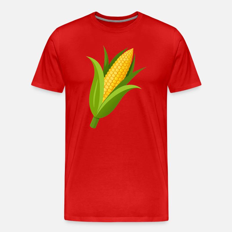 Corn stalk - Men's Premium Organic T-Shirt - red