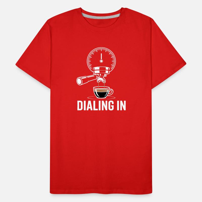 Dialing In Espresso Ritual Men's Premium Organic T-Shirt