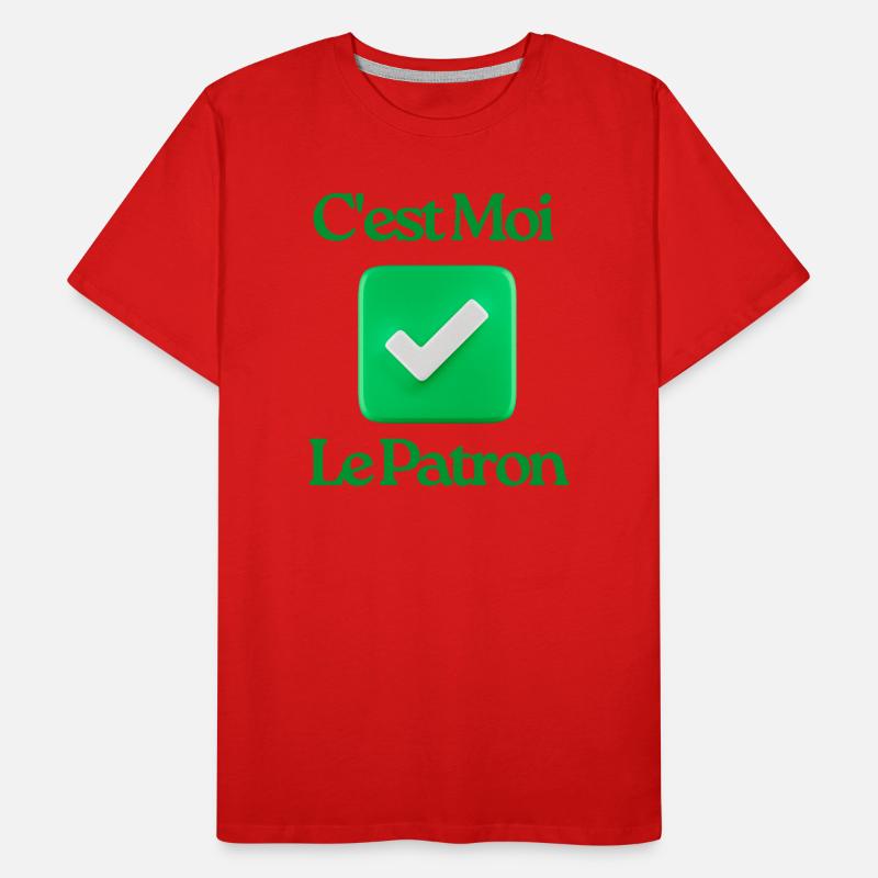 C’est Moi Le Patron T-shirt bio Premium Homme