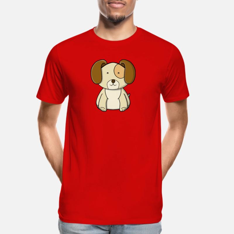 chiot mignon T-shirt bio Premium Homme