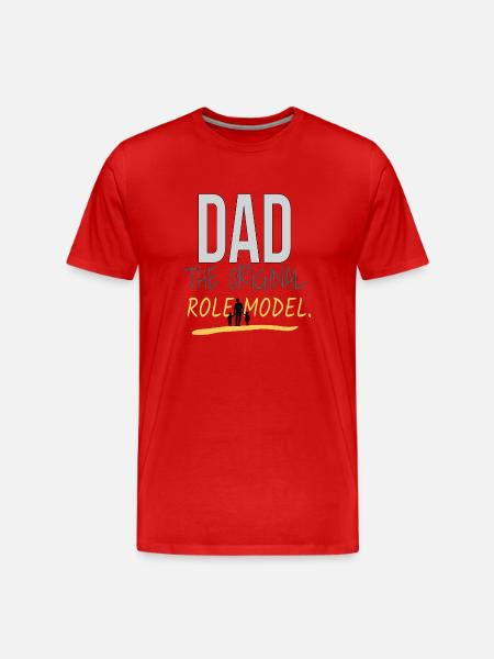 Papa, le modèle original - T-shirt bio Premium Homme - rouge