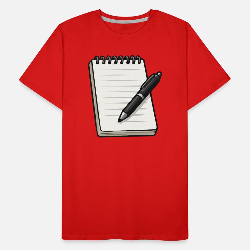 Notebook Men's Premium Organic T-Shirt
