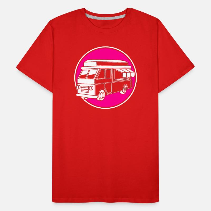 Camion de Snacks Food T-shirt bio Premium Homme