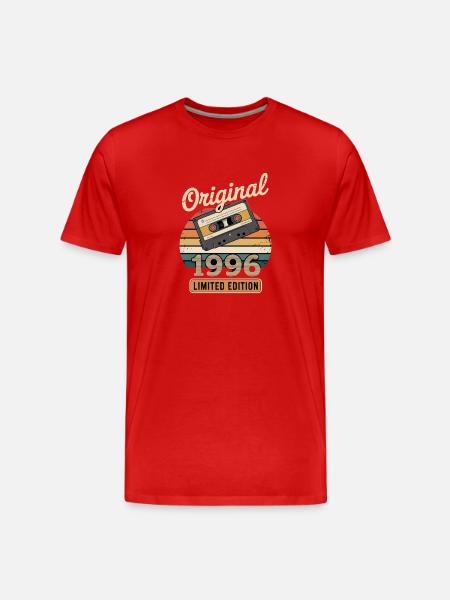 Edition limitée 1996 - T-shirt bio Premium Homme - rouge