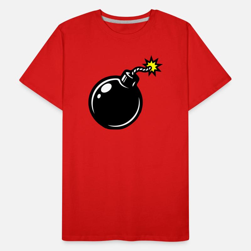 Bombe Comic Männer Premium Bio T-Shirt