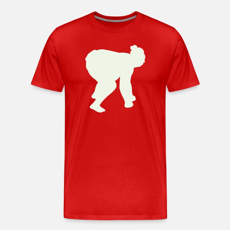 sumo - Männer Premium Bio T-Shirt - Rot