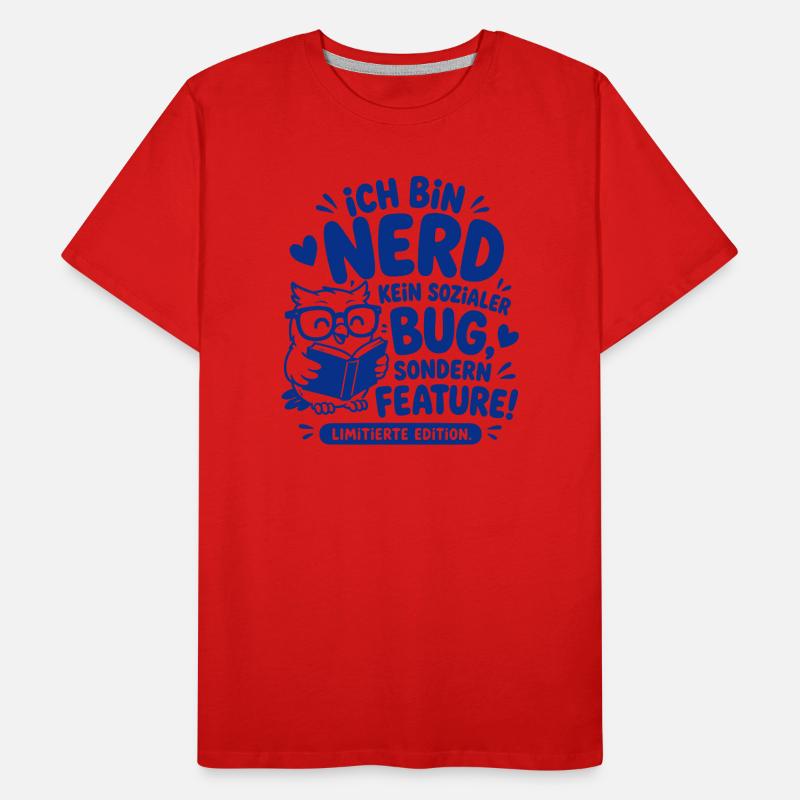 Nerd Feature Limitierte Edition Männer Premium Bio T-Shirt