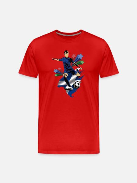 Escocia - Écosse - Drapeaux - T-shirt bio Premium Homme - rouge