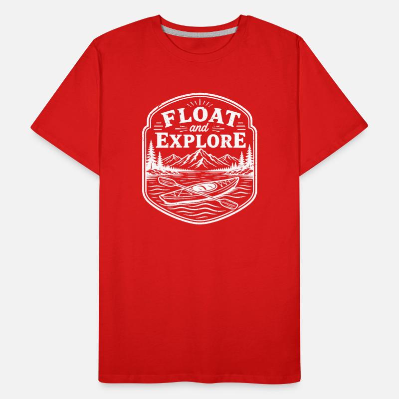 float and explore Männer Premium Bio T-Shirt