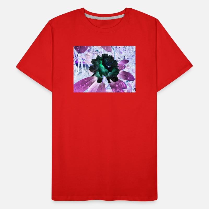 Neonblumen Hyperflora-Arrangement Männer Premium Bio T-Shirt