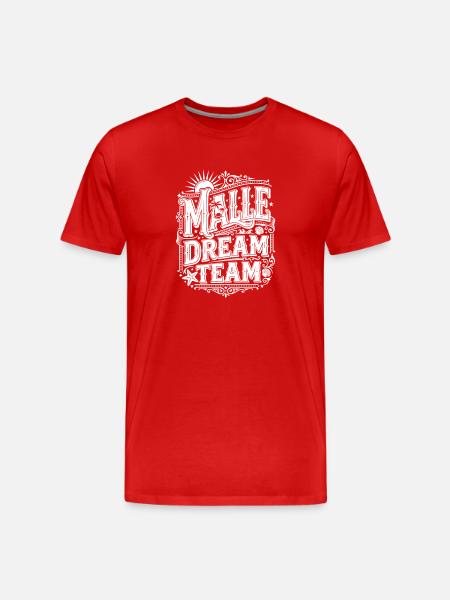 Malle Dream Team - Men's Premium Organic T-Shirt - red