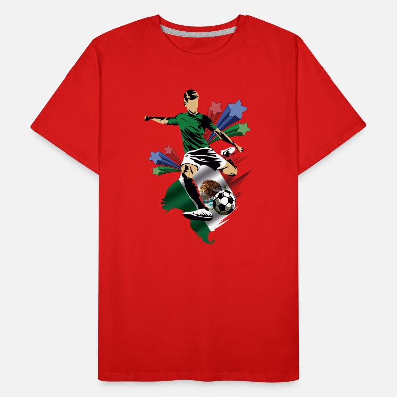 Mexique - Mexique - Drapeaux T-shirt bio Premium Homme