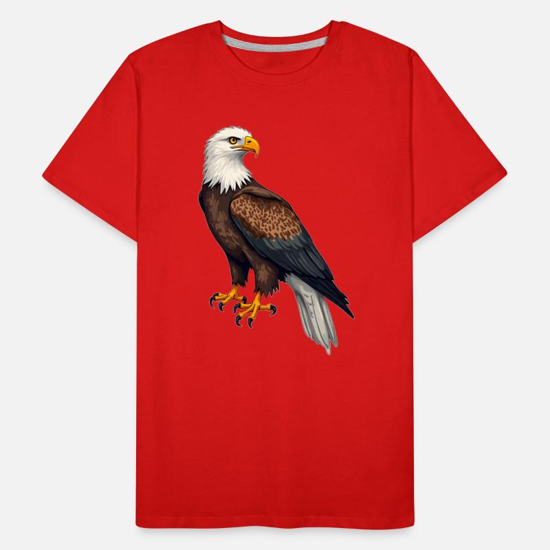 Bald eagle Men's Premium Organic T-Shirt
