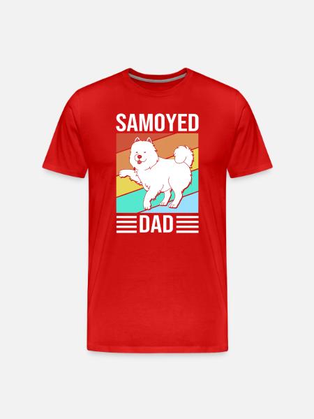 Samoyède - T-shirt bio Premium Homme - rouge