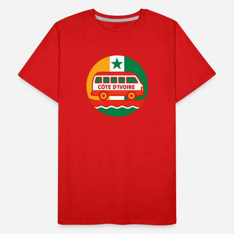 Côte d'Ivoire T-shirt bio Premium Homme