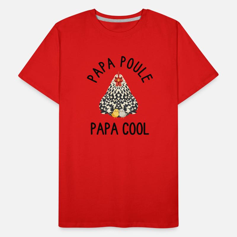 Daddy Hen Cool Daddy Männer Premium Bio T-Shirt