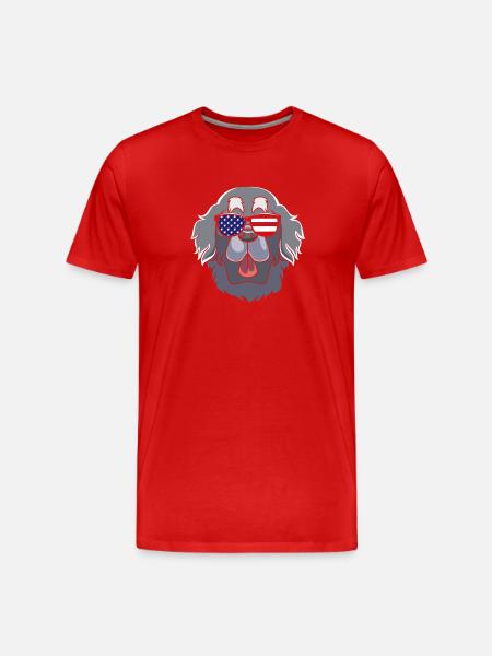 Newfoundland - Men's Premium Organic T-Shirt - red